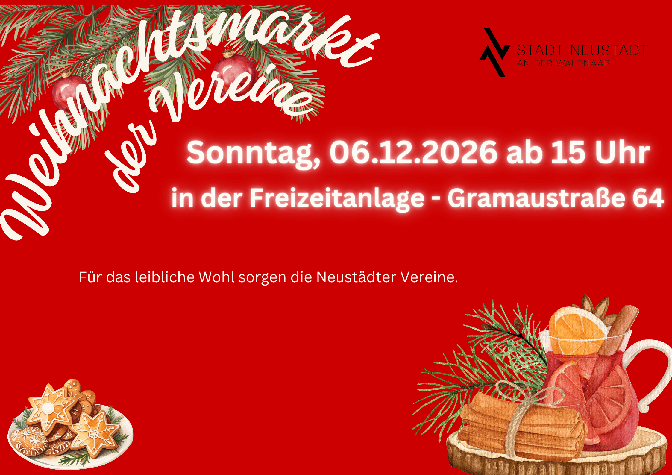 Plakat - Weihnachtsmarkt der Vereine