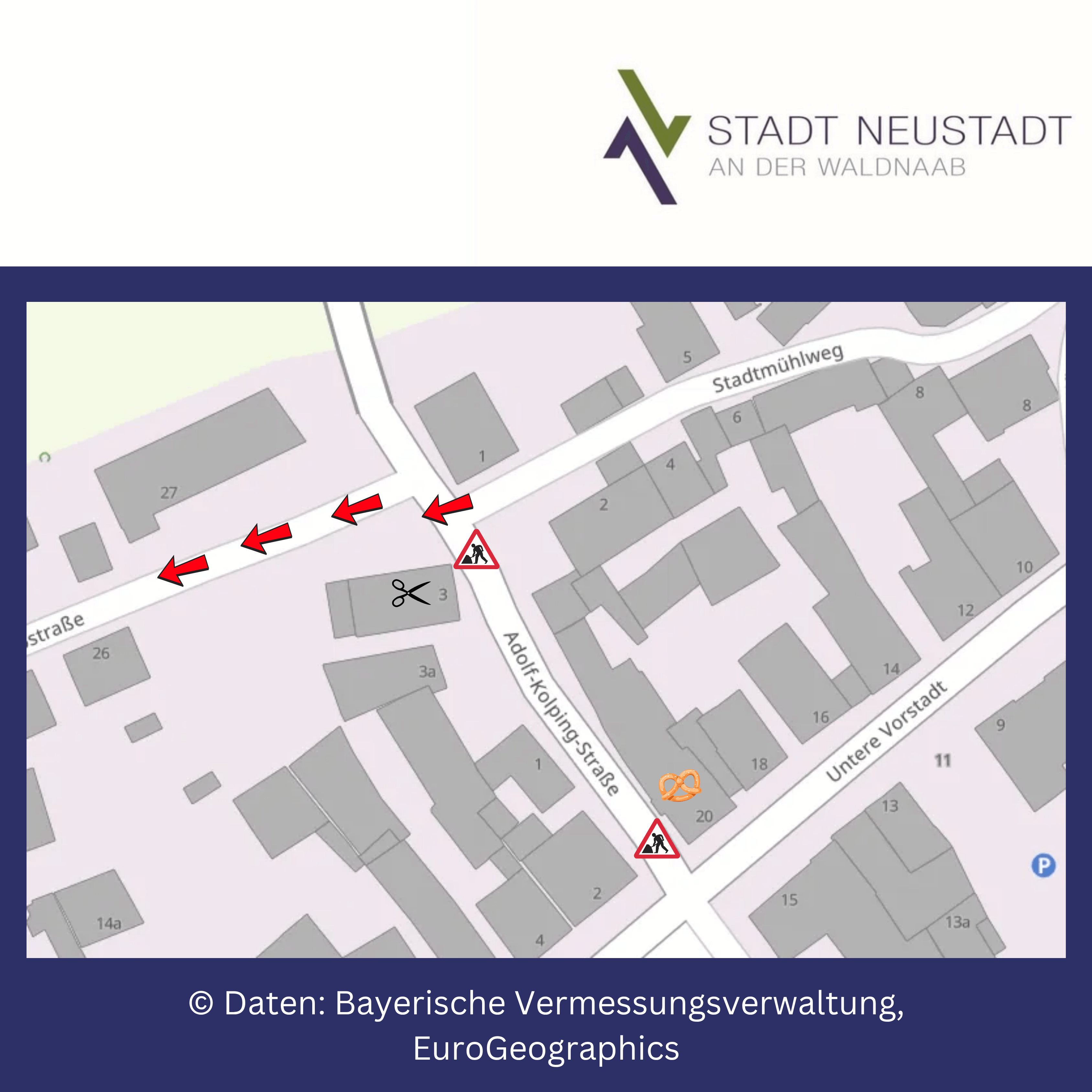 Adolf-Kolping-Straße-Sperrung